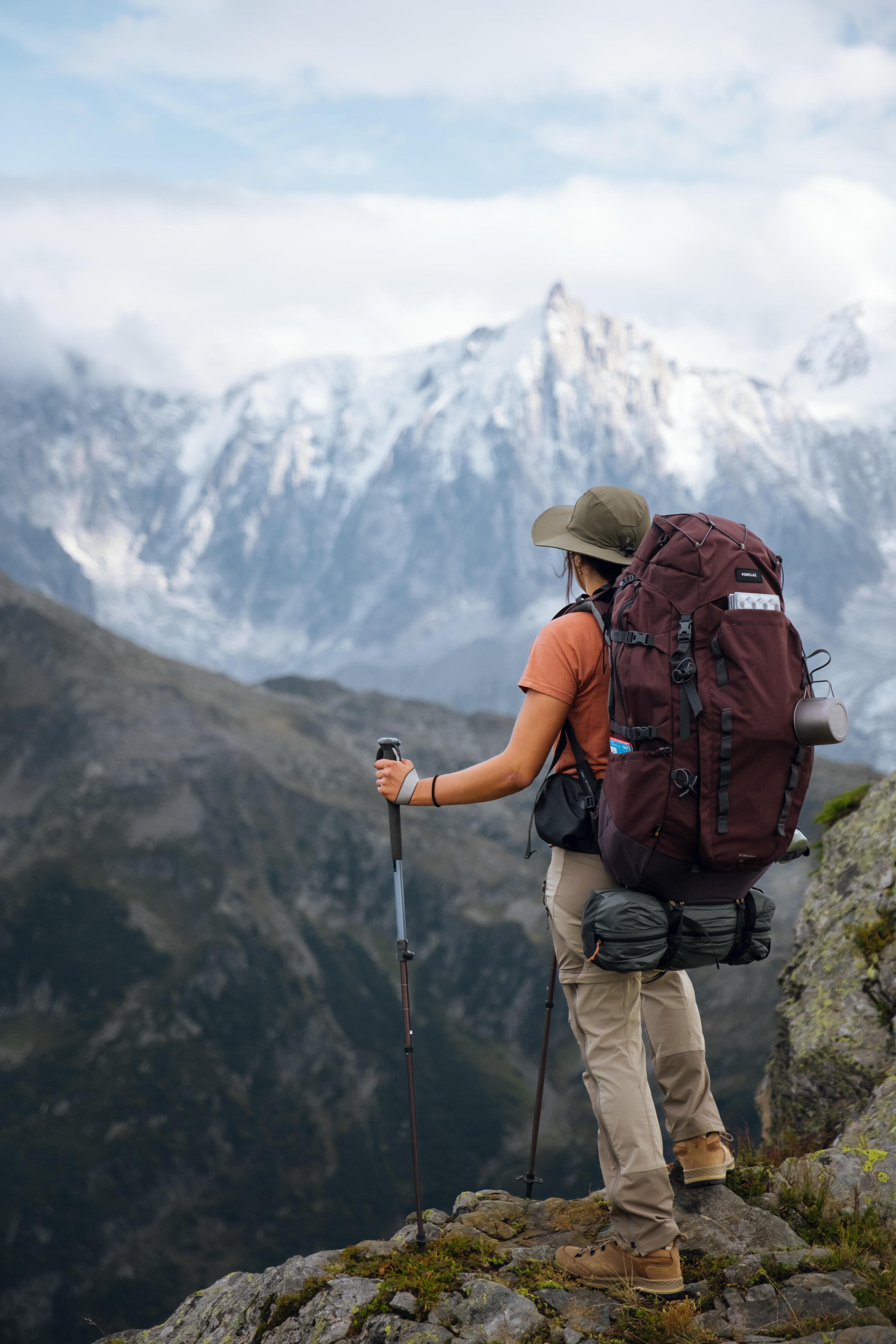 ​Tente dôme de trekking 2 places, MT500 12/14