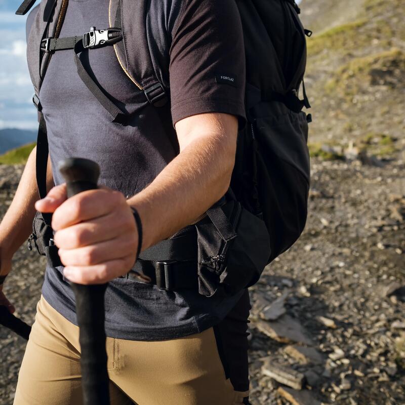 Koszulka męska trekkingowa z krótkim rękawem Forclaz MT500 merino
