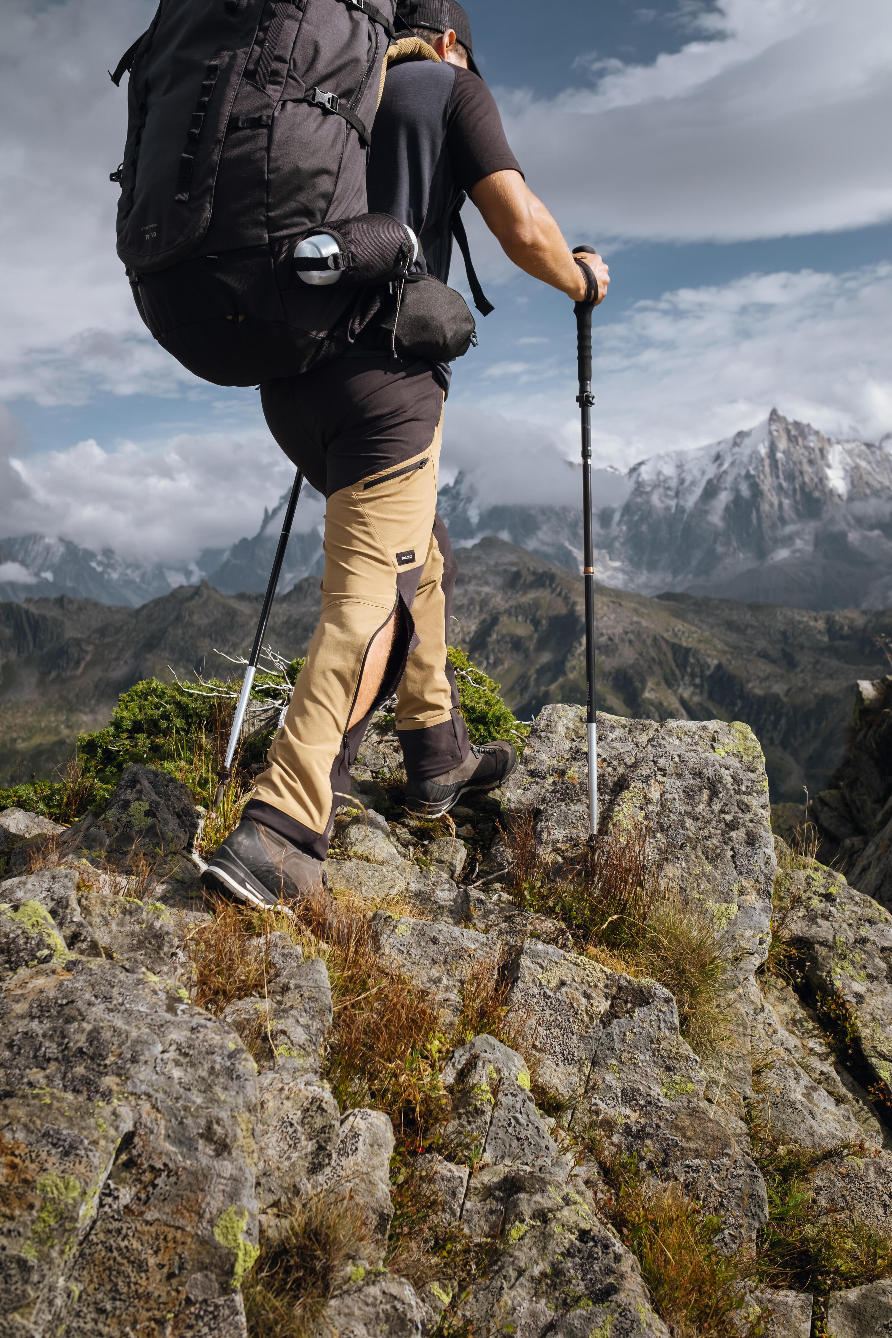 Pantaloni trekking uomo MT900 beige 9/11