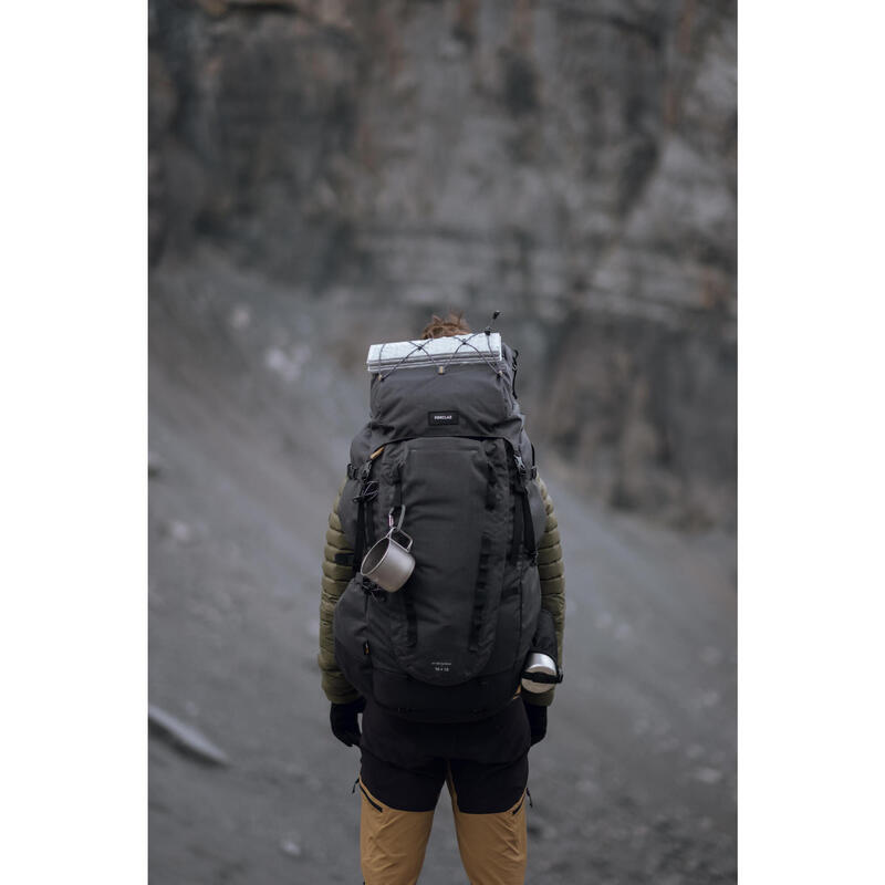 Zaino trekking uomo MT900 SYMBIUM 70+10L grigio