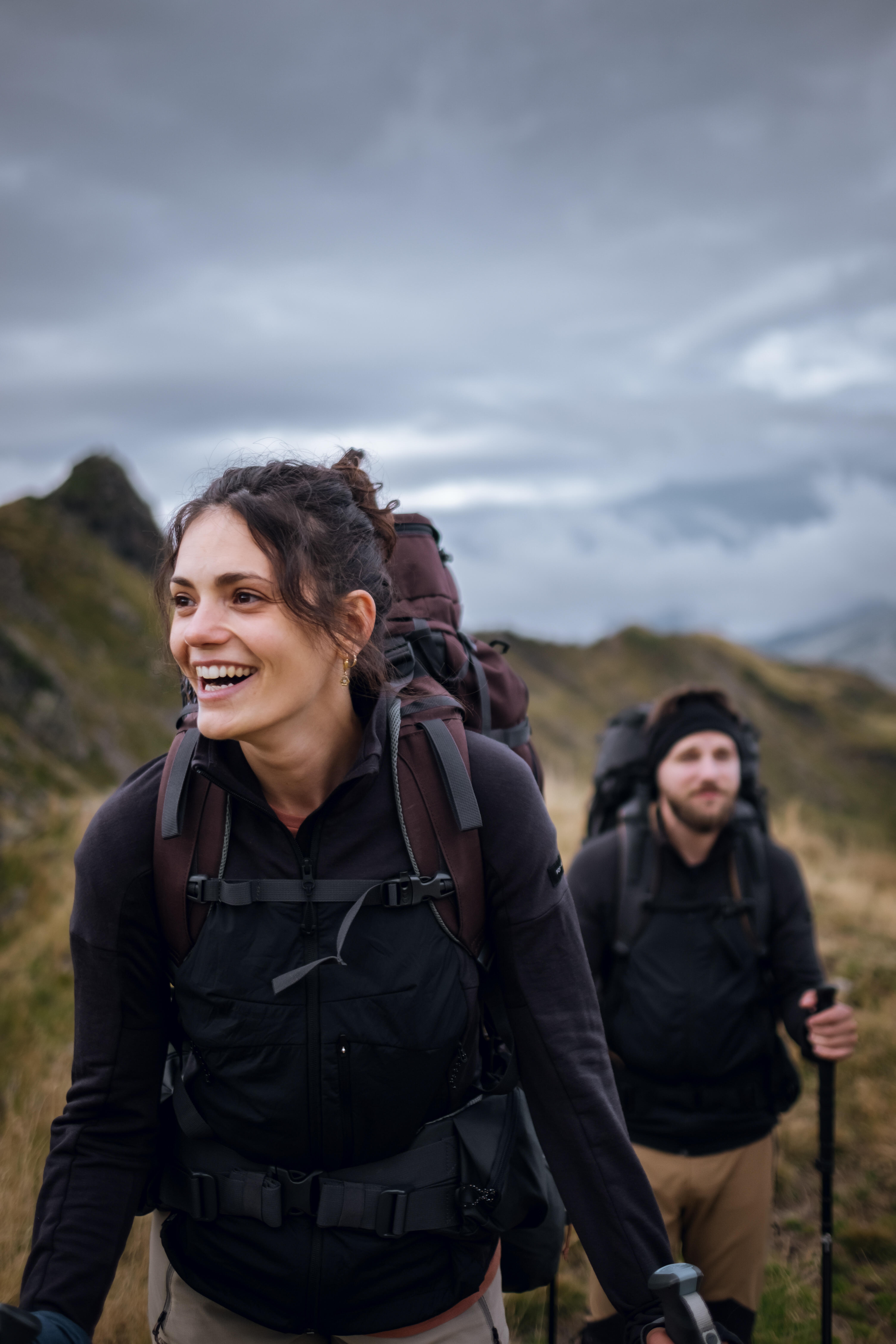 Women’s Merino Wool Hiking Liner Jacket - MT 900 - FORCLAZ