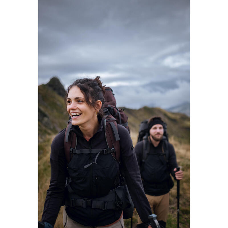 Casaco térmico de trekking lã merino MT900 - Mulher