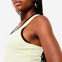 Crna ženska majica za fitnes 