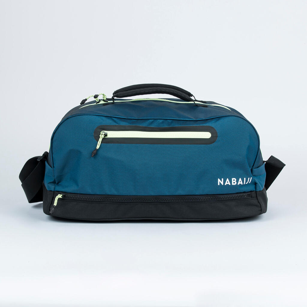 Sac de piscine Duffle bag 27L 3 compartiments, bleu noir