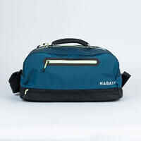 Pool bag duffle bag 27L 3 compartments, blue black