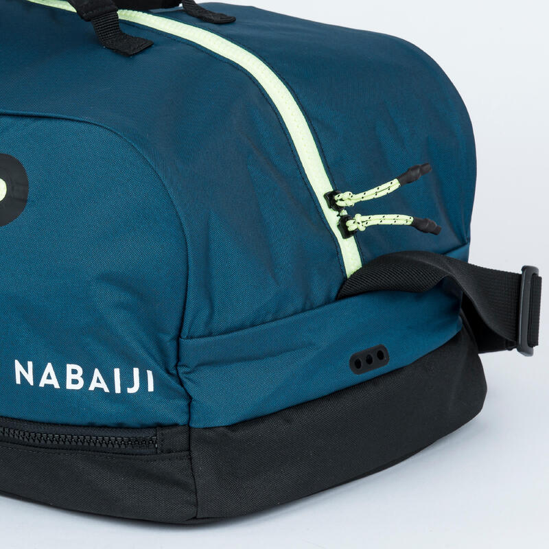 Saco de natação Duffle bag 27L 3 compartimentos, azul preto