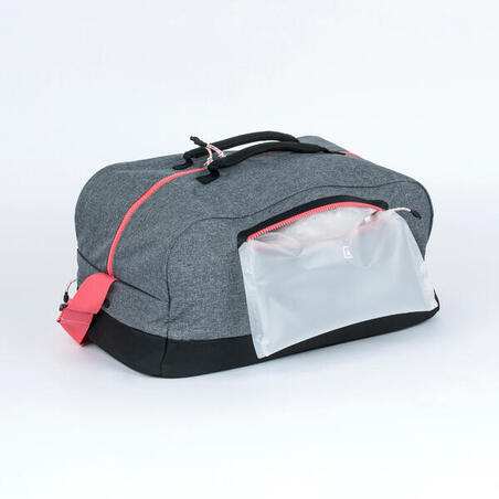 Sivo-roze torba za plivanje DUFFLE (27 l)
