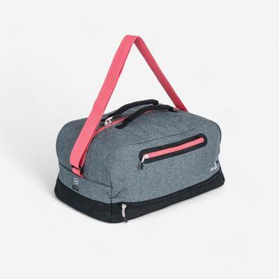 Borsa piscina DUFFLE BAG 27 L 3 scomparti grigio-rosa