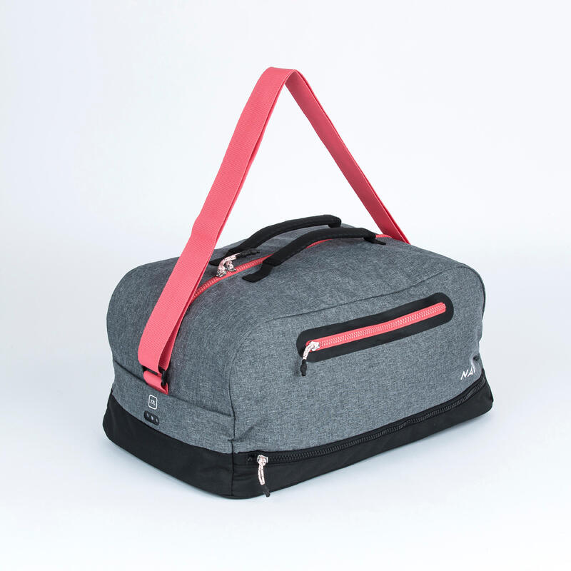 Borsa piscina DUFFLE 27 L rosa-grigio