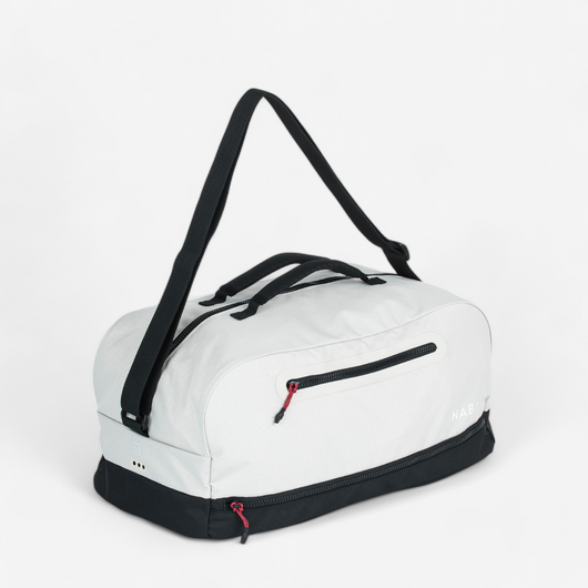 Sac de piscine Duffle bag 27L 3 compartiments, beige noir