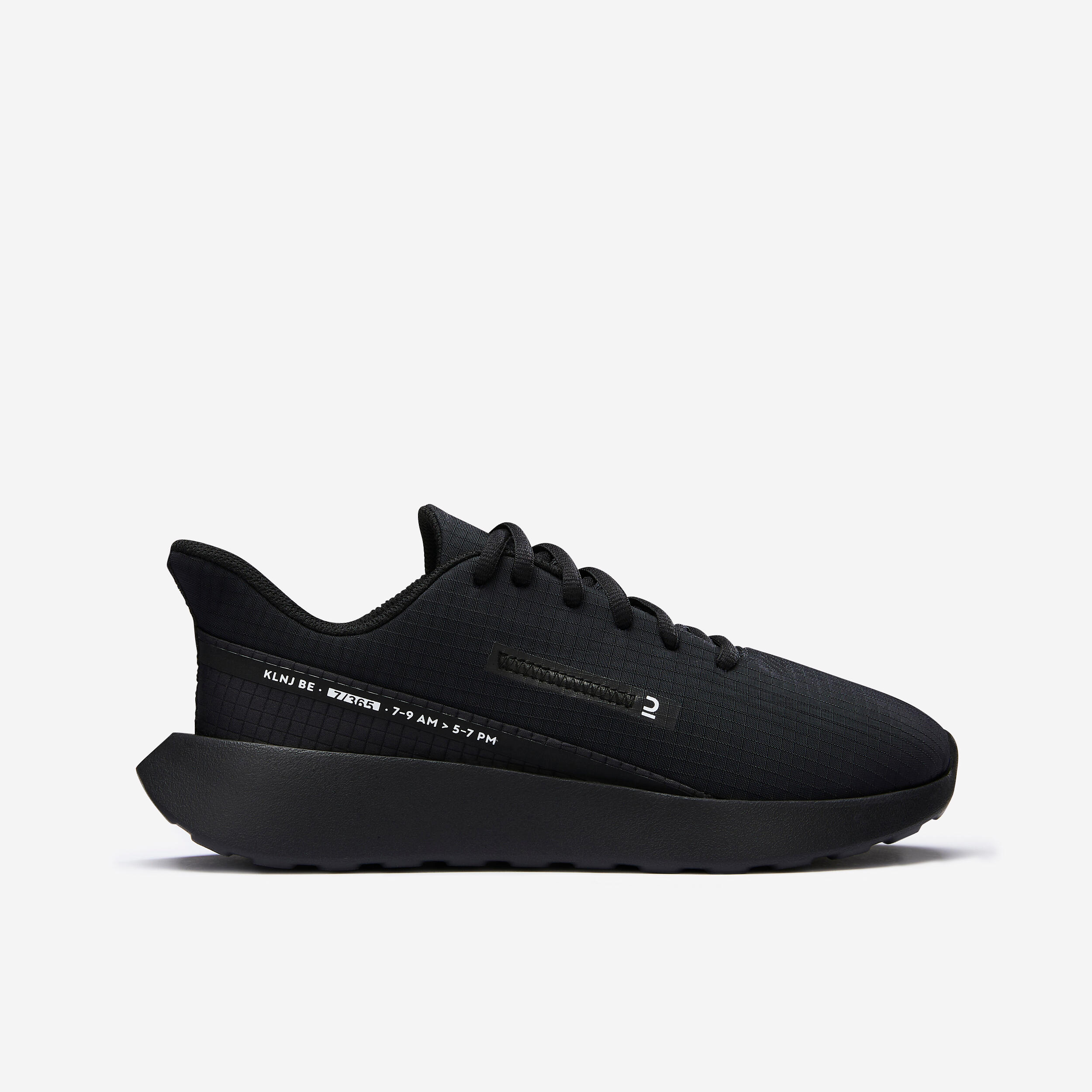 KALENJI WOMEN's KLNJ BE DRY BLACK TRAINERS