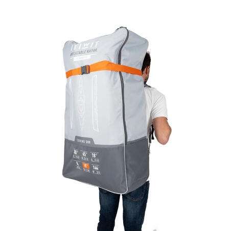 Каяк надувной 1-местный с технологией Drop Stitch Strenfit X500 