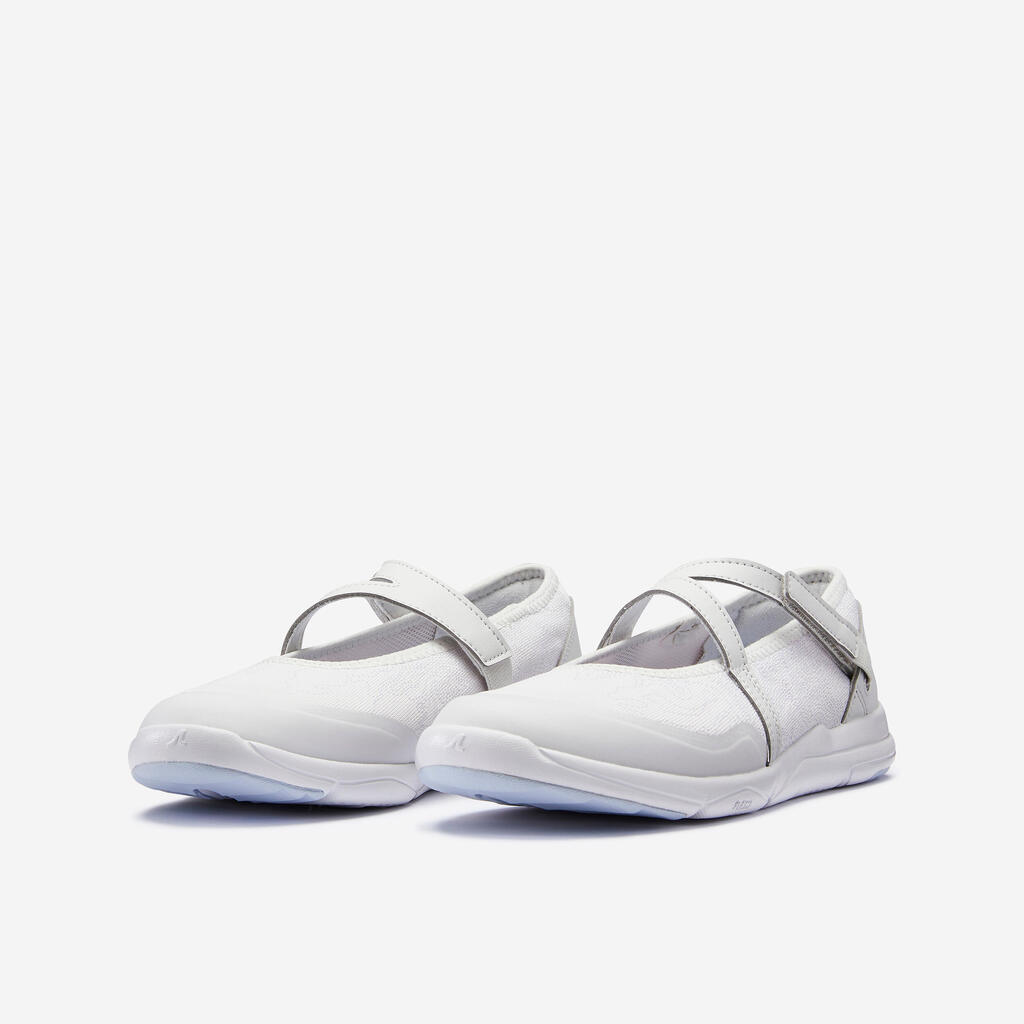 BALLERINES DE MARCHE URBAINE FEMME PW 160 BR'EASY GRIS
