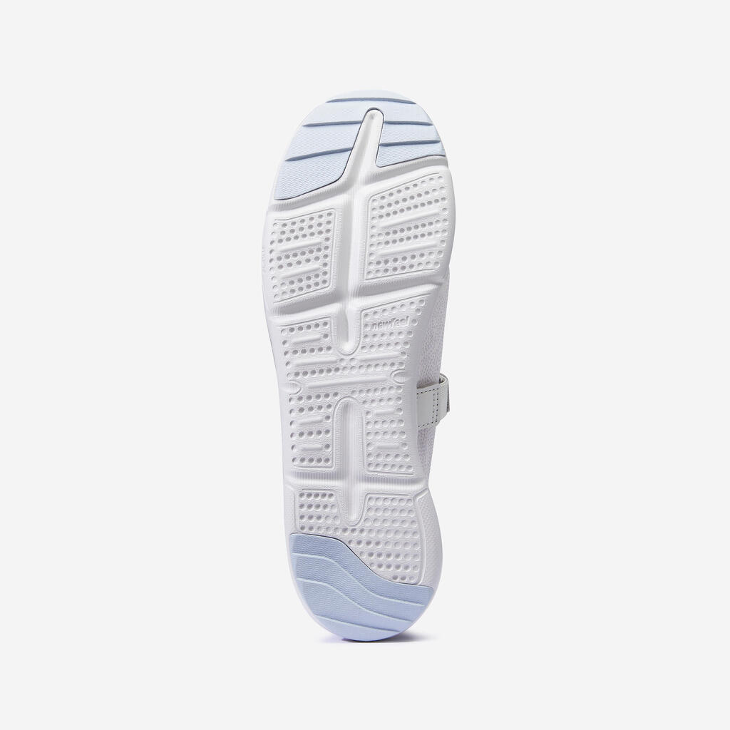 BALLERINES DE MARCHE URBAINE FEMME PW 160 BR'EASY GRIS