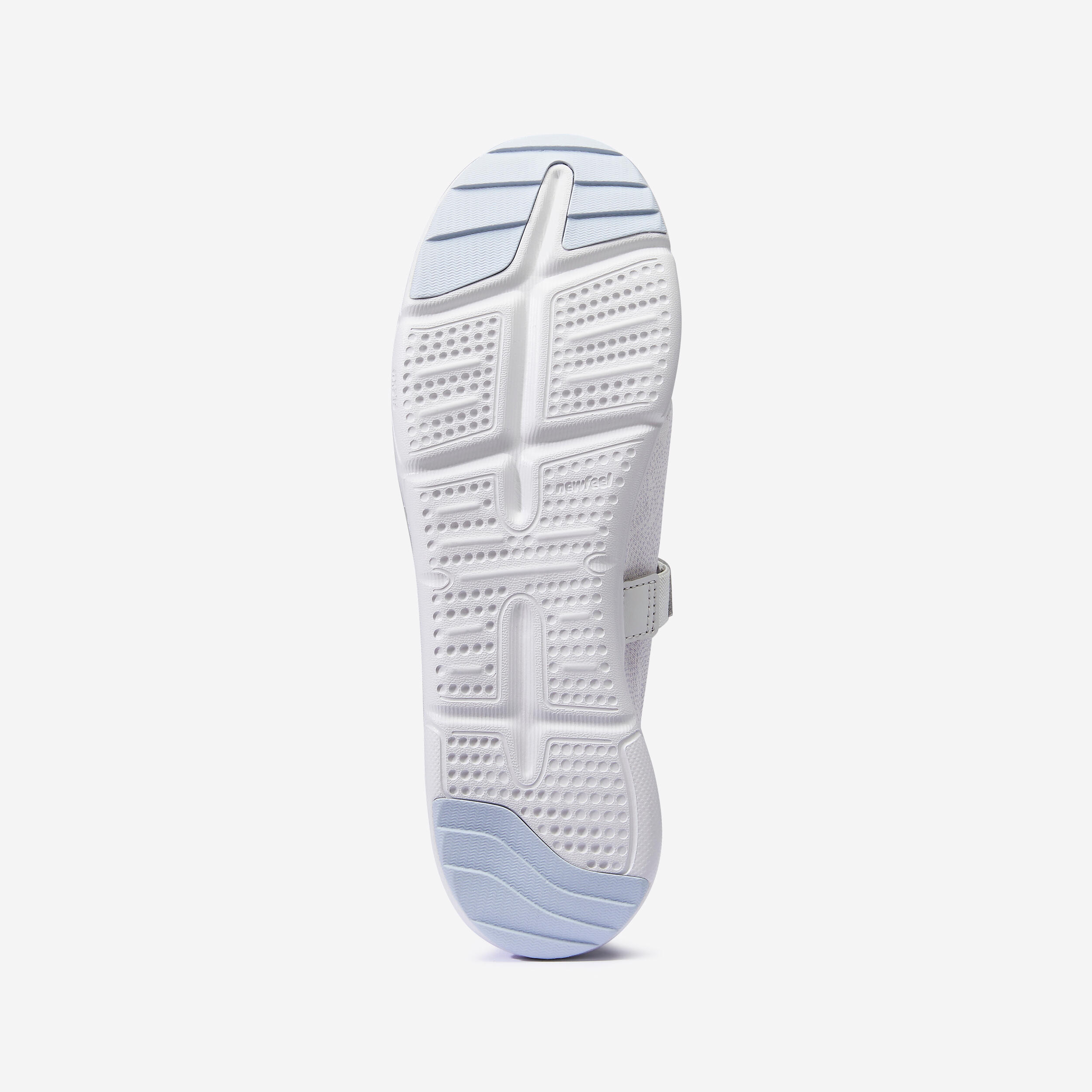 Ballerina's voor wandelen in de stad dames PW 160 Br'easy grijs 8/8