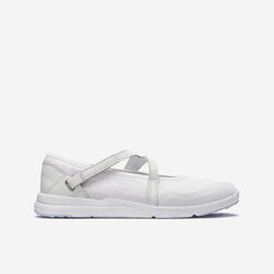 BALLERINES DE MARCHE URBAINE FEMME PW 160 BR'EASY GRIS