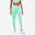 Mallas Leggings Fitness 520 Mujer Verde Menta Fresca Canalé