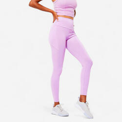 Leggings Fitness Mujer Lila Talle Alto