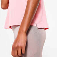 Women's Loose-Fit Fitness T-Shirt 520 - Pink