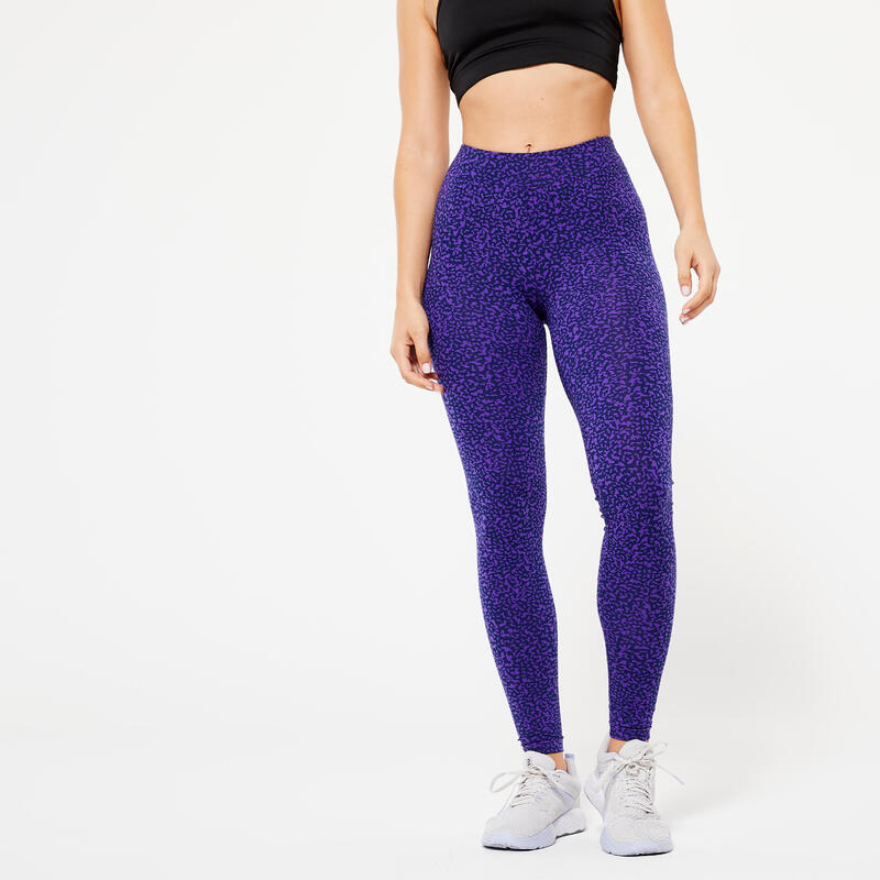 Mallas Leggings fitness algodón Fit+ Mujer Domyos