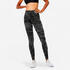 Women's Cotton Fitness Leggings - Black