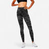Women's Cotton Fitness Leggings - Black