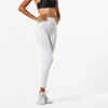 Leggings Damen figurformend - 520 gelb bedruckt 