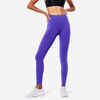 Moteriškos prigludusios kūno rengybos tamprės „Fit+ 500“, violetinės