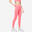Mallas Leggings Fitness 520 Mujer Rosa Lichi Canalé