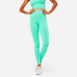 Leggings Fitness Mujer Verde Talle Alto