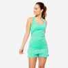 Women's Slim-Fit Crew Neck Fitness Tank Top - Foam Green