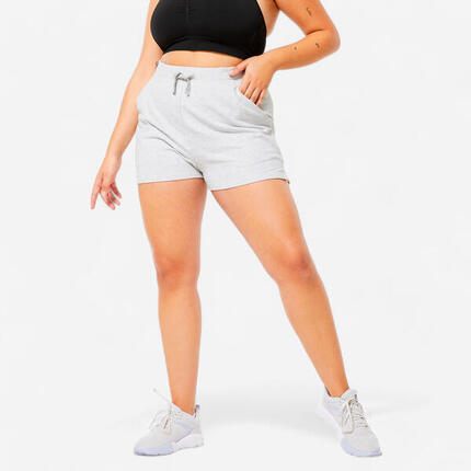 Shorts Damen mit Tasche - grün