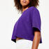 Women's Crop Top T-Shirt - Deep Purple