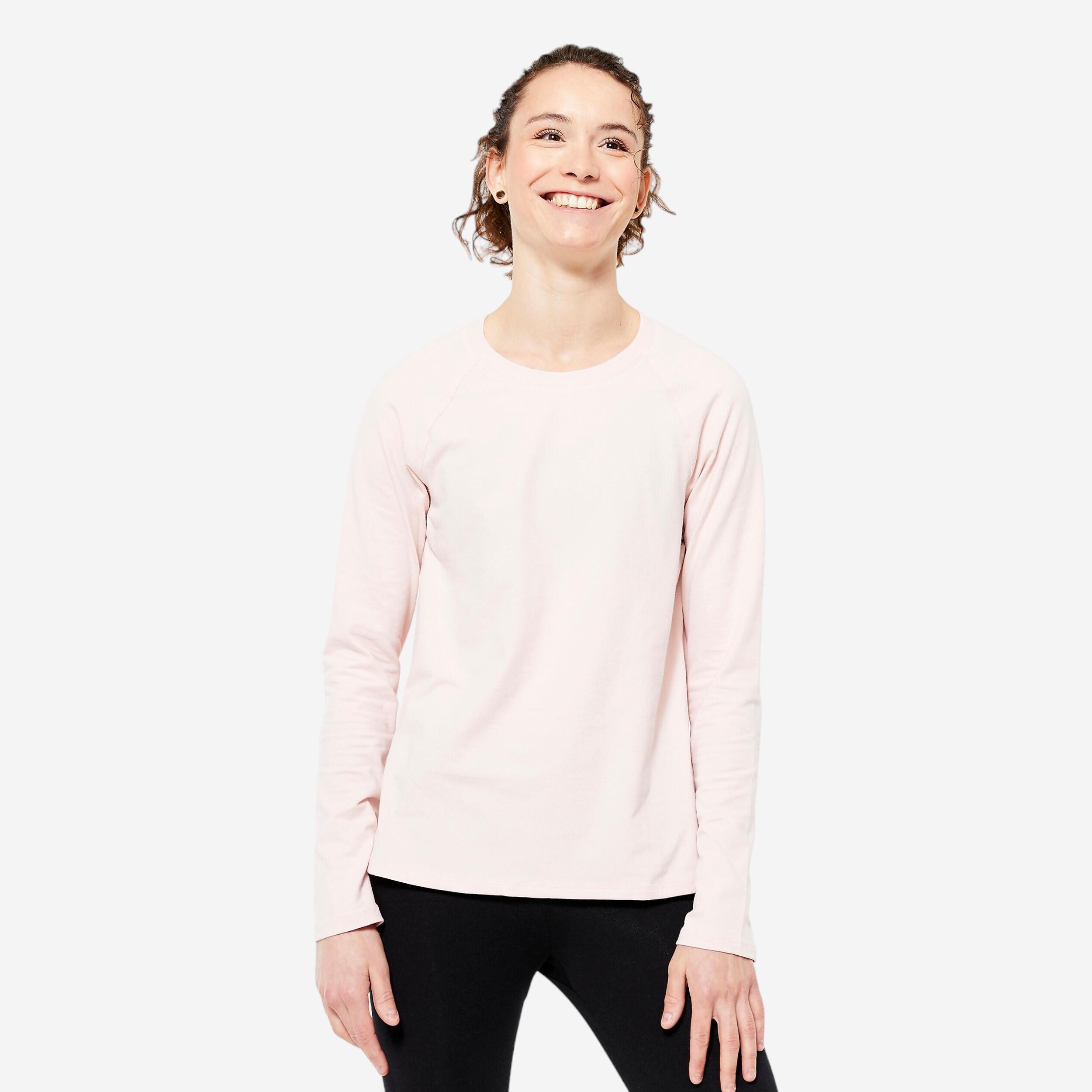 Sous pull femme coton decathlon new arrivals