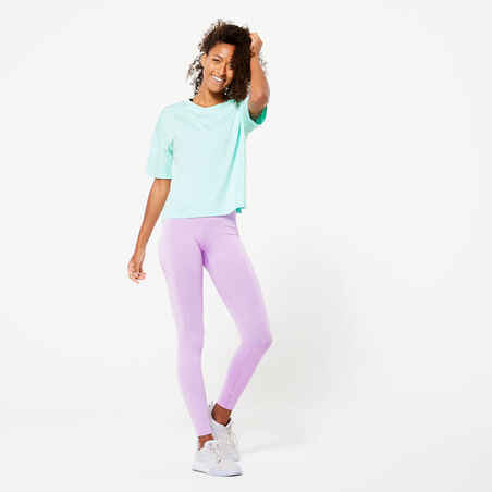 Women's Loose-Fit Fitness T-Shirt 520 - Mint