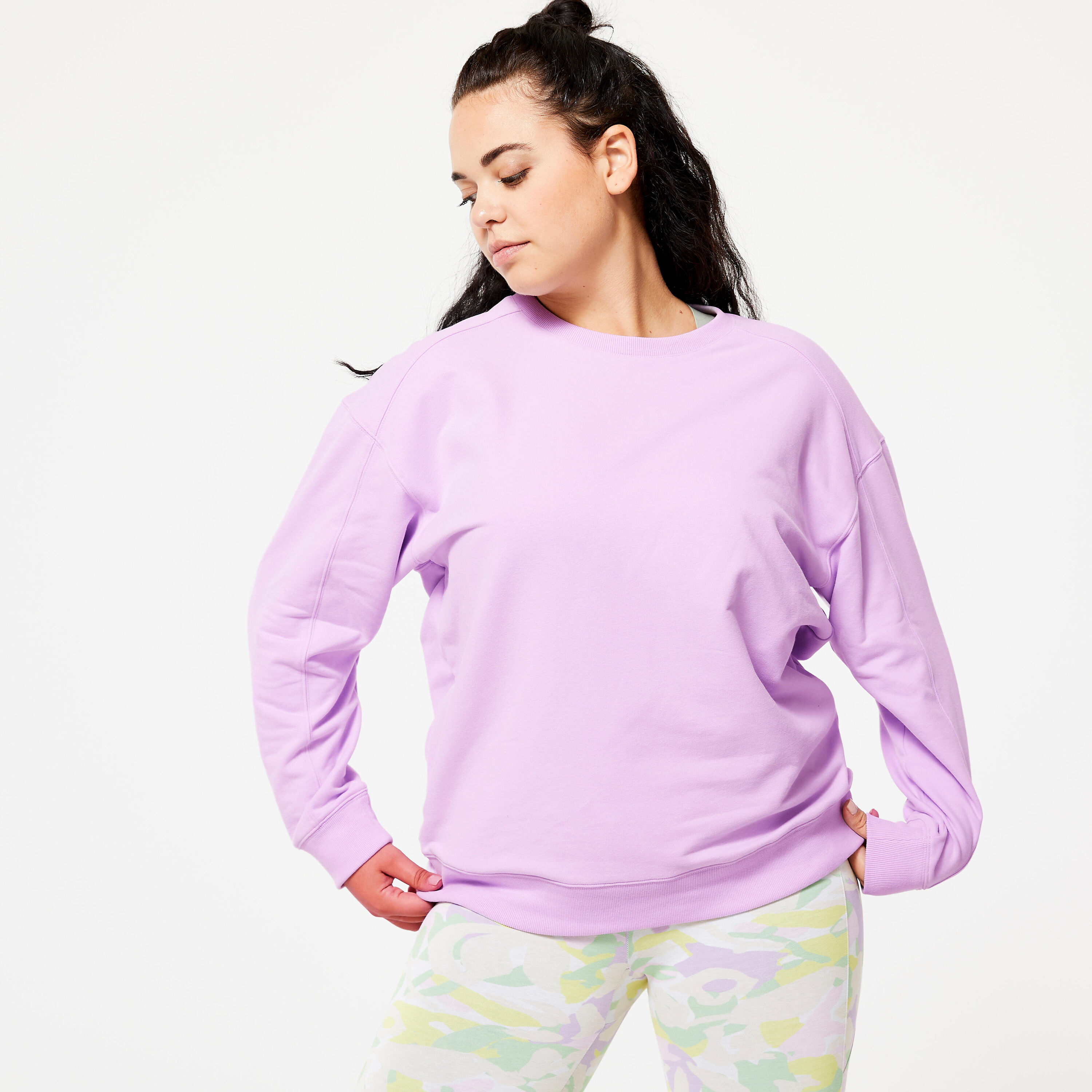 DOMYOS Women's Oversize Sweatshirt - Mauve