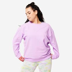 Sudadera Oversize Mujer Malva