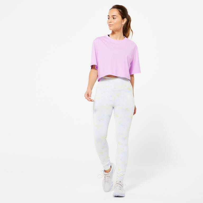 Women's Crop Top T-Shirt - Mauve