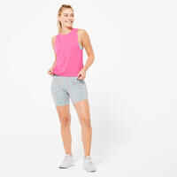 Women's Cropped Tank Top - Magenta Pink