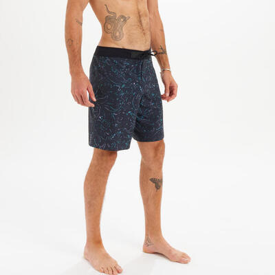 Costume mare surf uomo 900 ITZBLACK nero