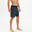 Surf boardshort standard 900 flat belt LUMOS BLACK