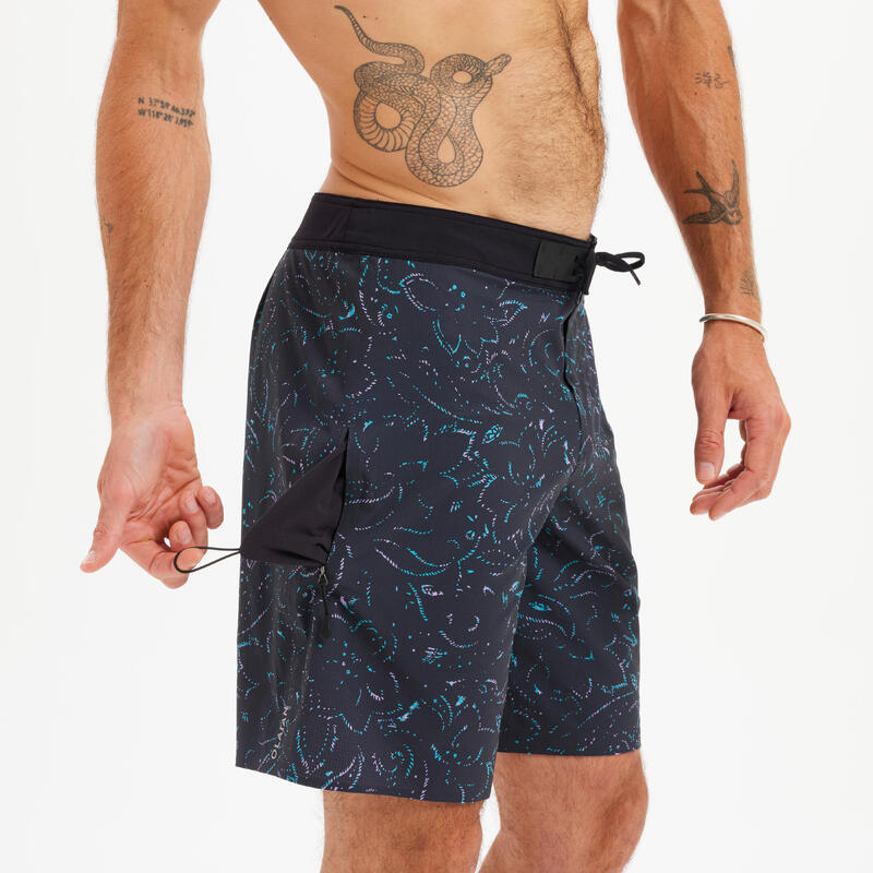 Boardshort voor heren 19" 900 Lumos zwart