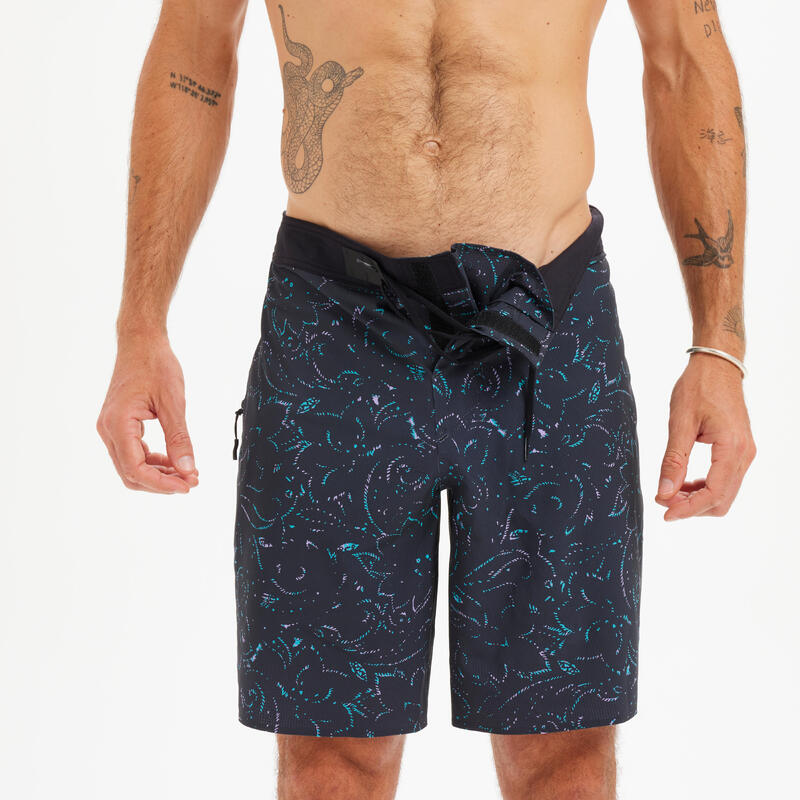 Boardshort voor heren 19" 900 Lumos zwart