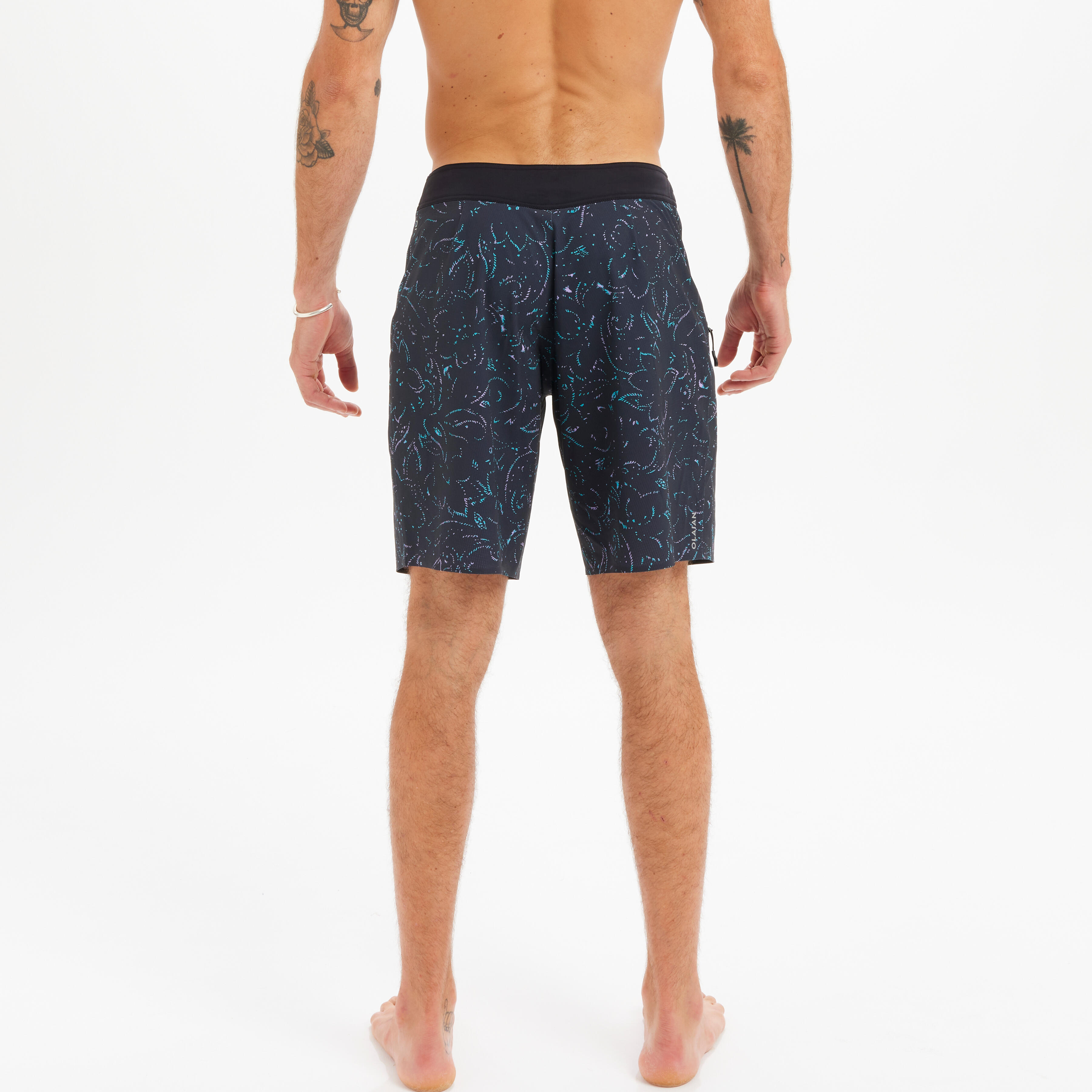 Surfboardshort standard 900 cintura piatta LUMOS BLACK