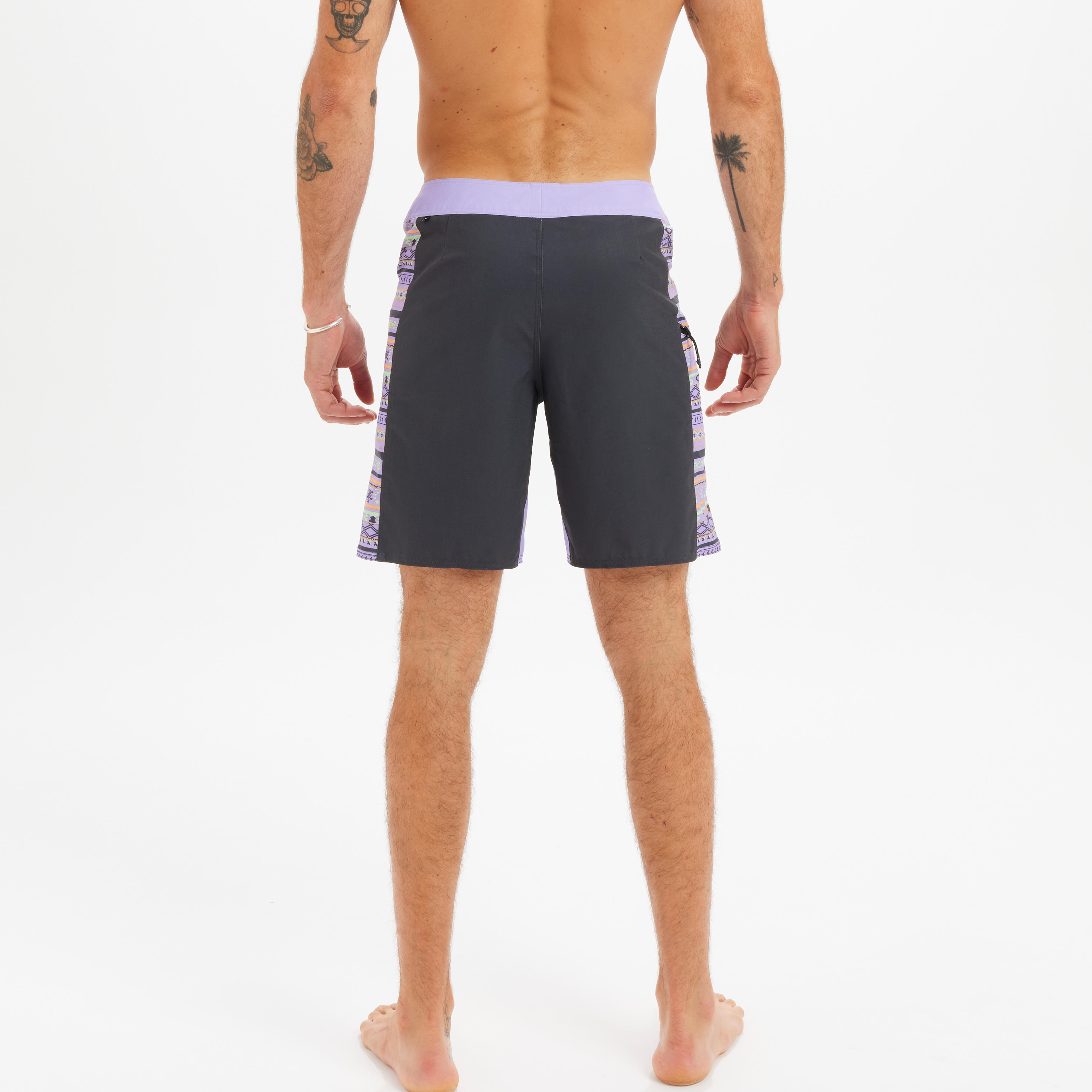 Boardshort surf 500 19" BLANKET PURPLE