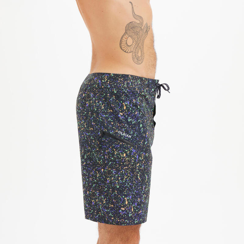 Boardshorts Herren 19" Splash 500 violett