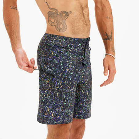 Men's Swim Shorts 19" - 500 splash purple