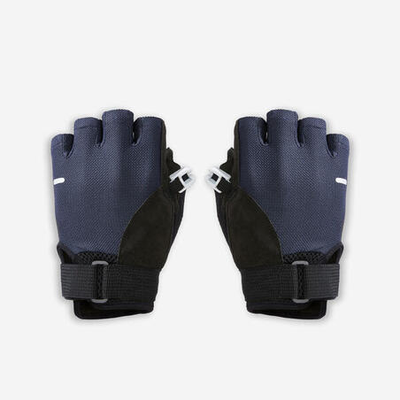 Handske för stavgång - svart/blå 