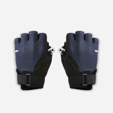 Modre in črne rokavice za nordijsko hojo