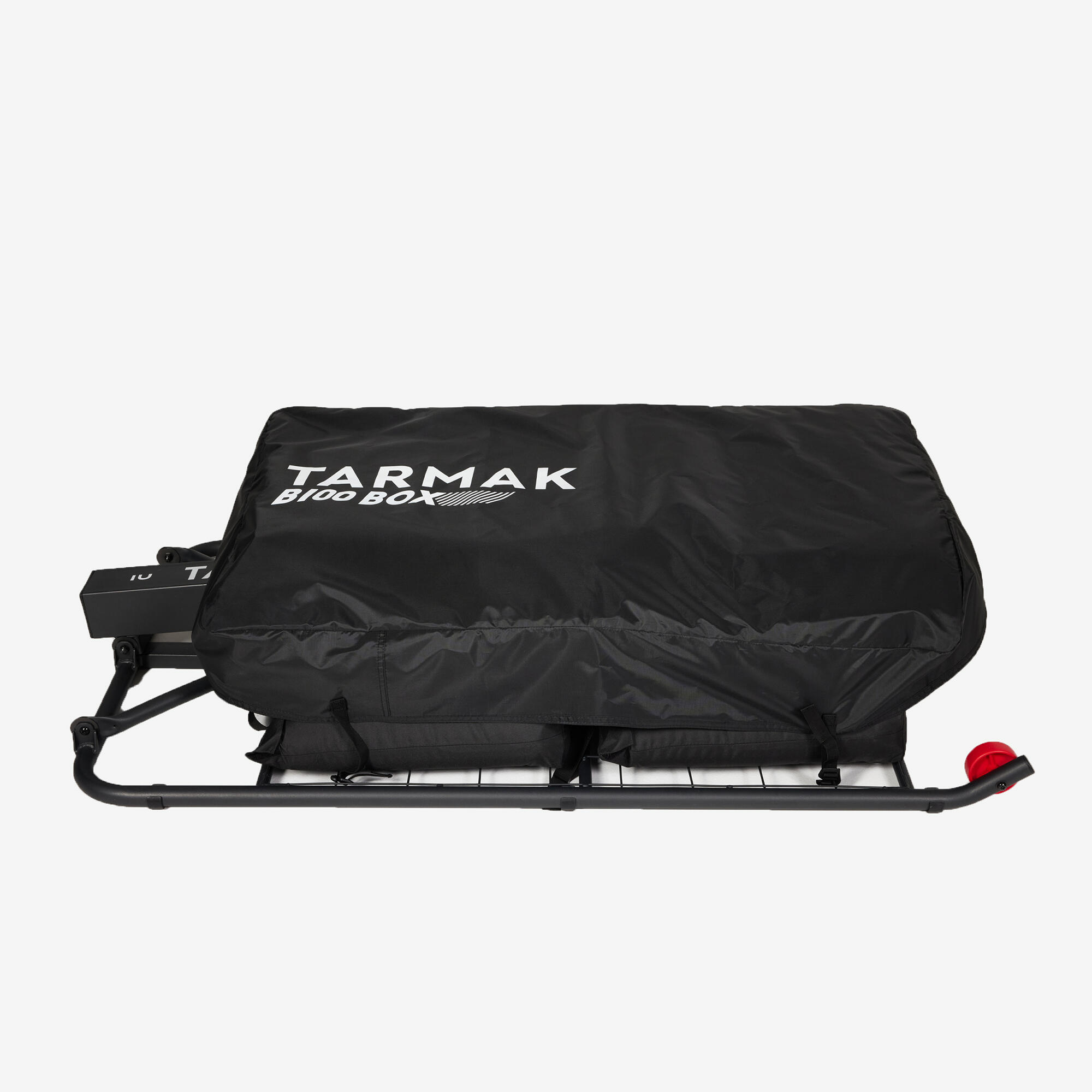 Inklapbare basketbalpaal B100 Easy Box op wielen verstelbaar 2,40 m tot 3,05 m 3/11
